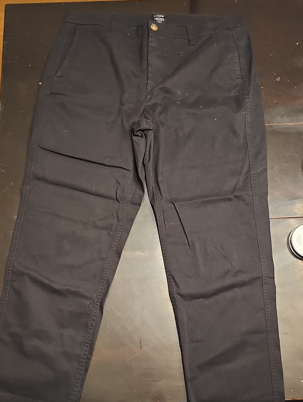 J. Crew Slim Chino Pants in Black